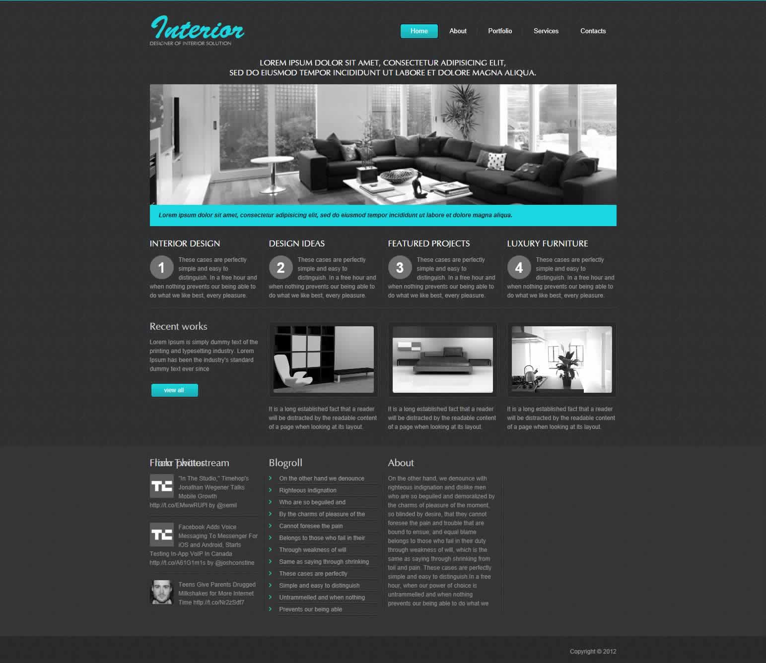 Dark Interior Design